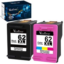 Valuetoner Ink Cartridge Replacement for HP 62XL 62 XL to use with Envy ... - $92.99