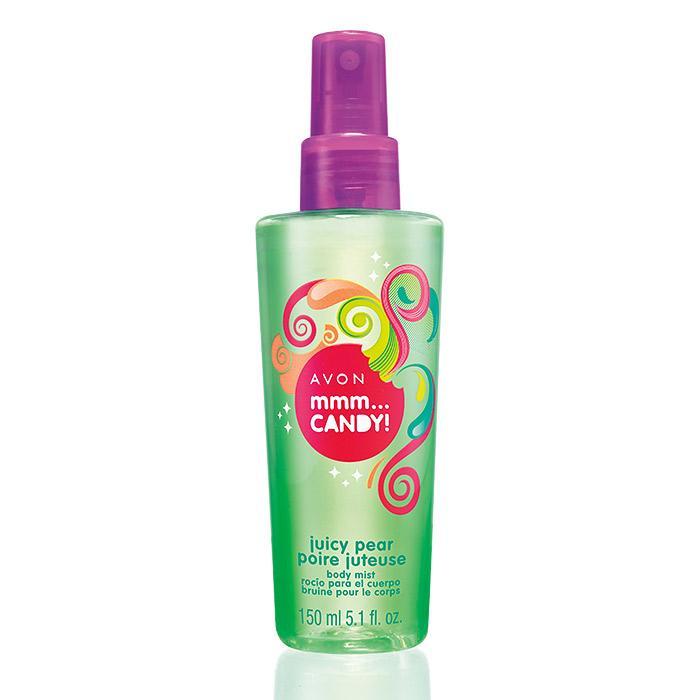 Avon Mmm... Candy Body Mist "Juicy Pear" Body Sprays & Mists