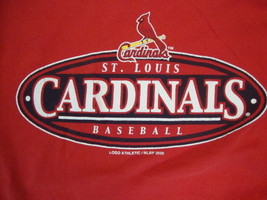 Vintage MLB St. Louis Cardinals Baseball Logo Athletic Red T Shirt Size M - $21.32