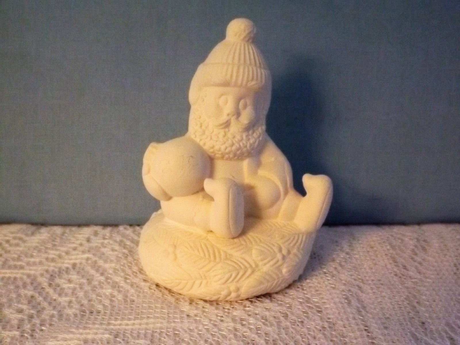 D1 Elf Votive Topper Ceramic Bisque Ready to Paint, Unpainted, You