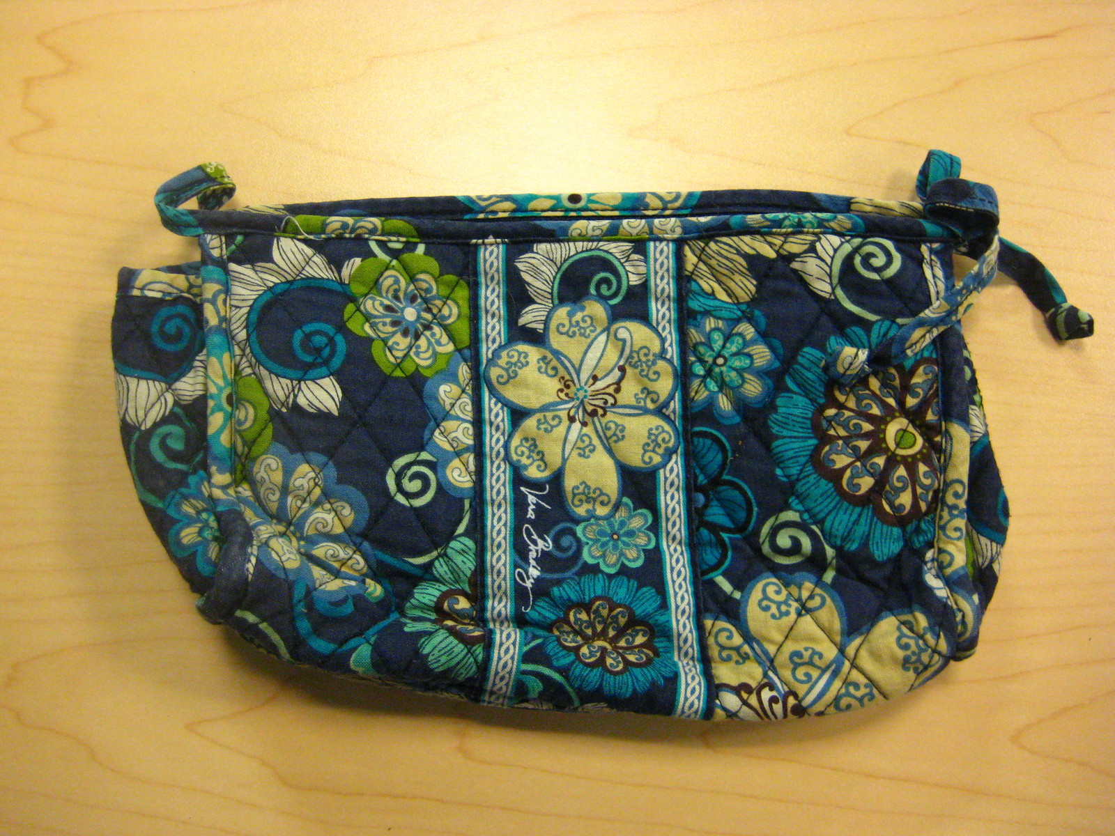 Vera Bradley Mod Floral Blue Cosmetic Bag(Monogrammed) - Handbags & Purses