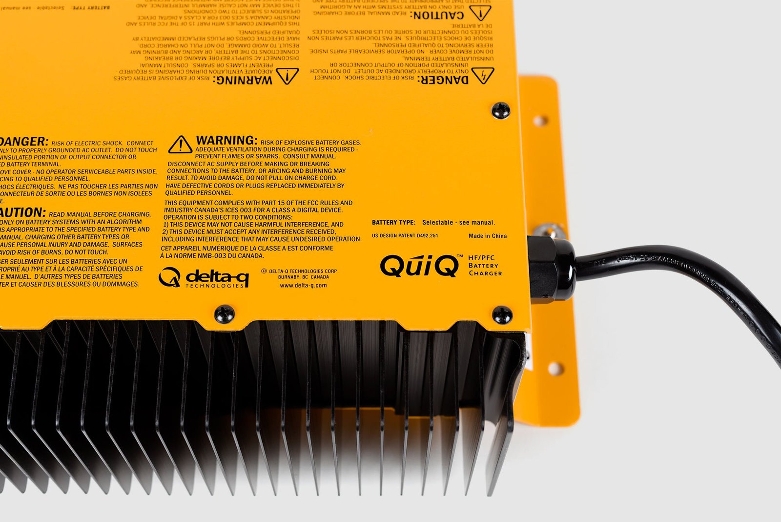 DeltaQ QuiQ 72 Volt Golf Car Battery Charger Golf