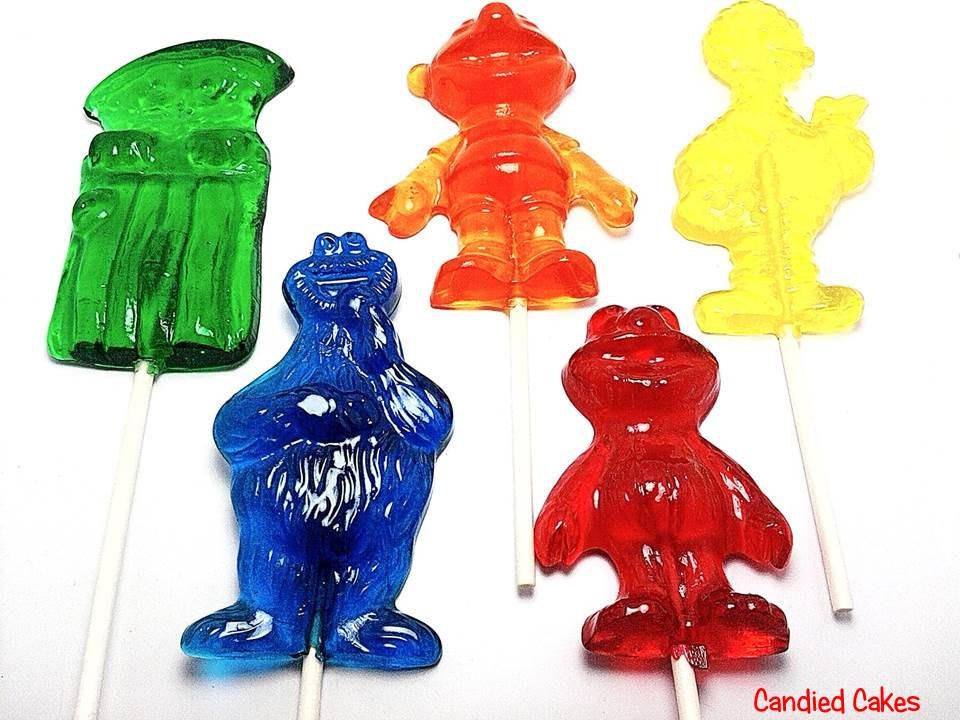 10 Sesame Friend Lollipops Hard Candy and similar items