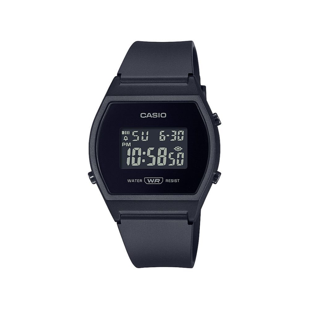 Casio Women's Quartz Sport Watch with Resin Strap, Black, 21 (Model: LW-204-1BCF