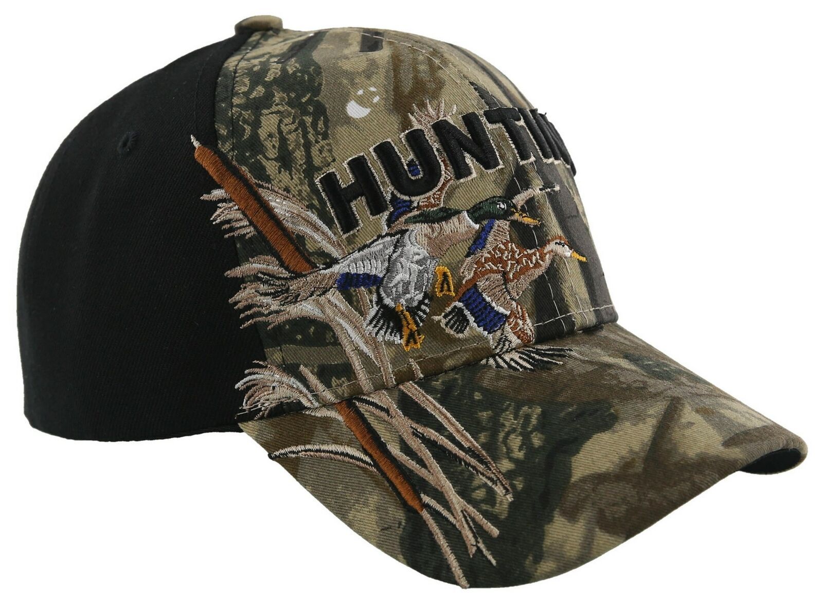 NEW! DUCK OUTDOOR HUNTING HUNTER SIDE HUNT BALL CAP HAT CAMO Men's Hats