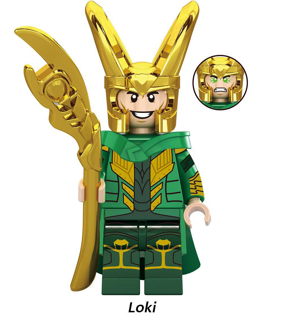Thor Superhero Film Loki Doctor Doom Scream Leader DIY Minifigure Building Block