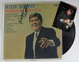 Wayne Newton Signed Autographed "Red Roses For a Blue Lady" Record Album w/ S... - $59.39