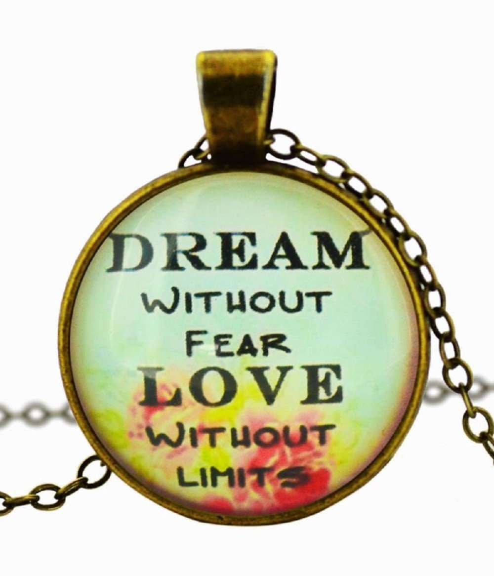 Download Dream Without Fear Love Without Limits Antique Bronze ...