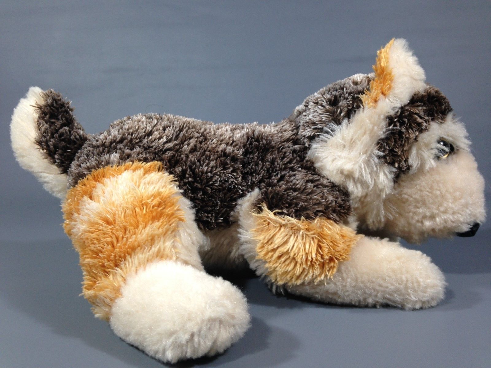 stuffed animal wolf large