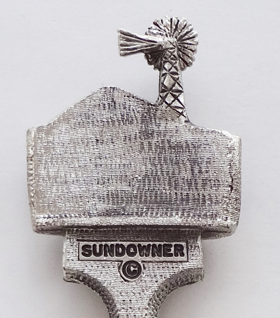 Collector Souvenir Spoon Australia Outback Homestead 3D Figural