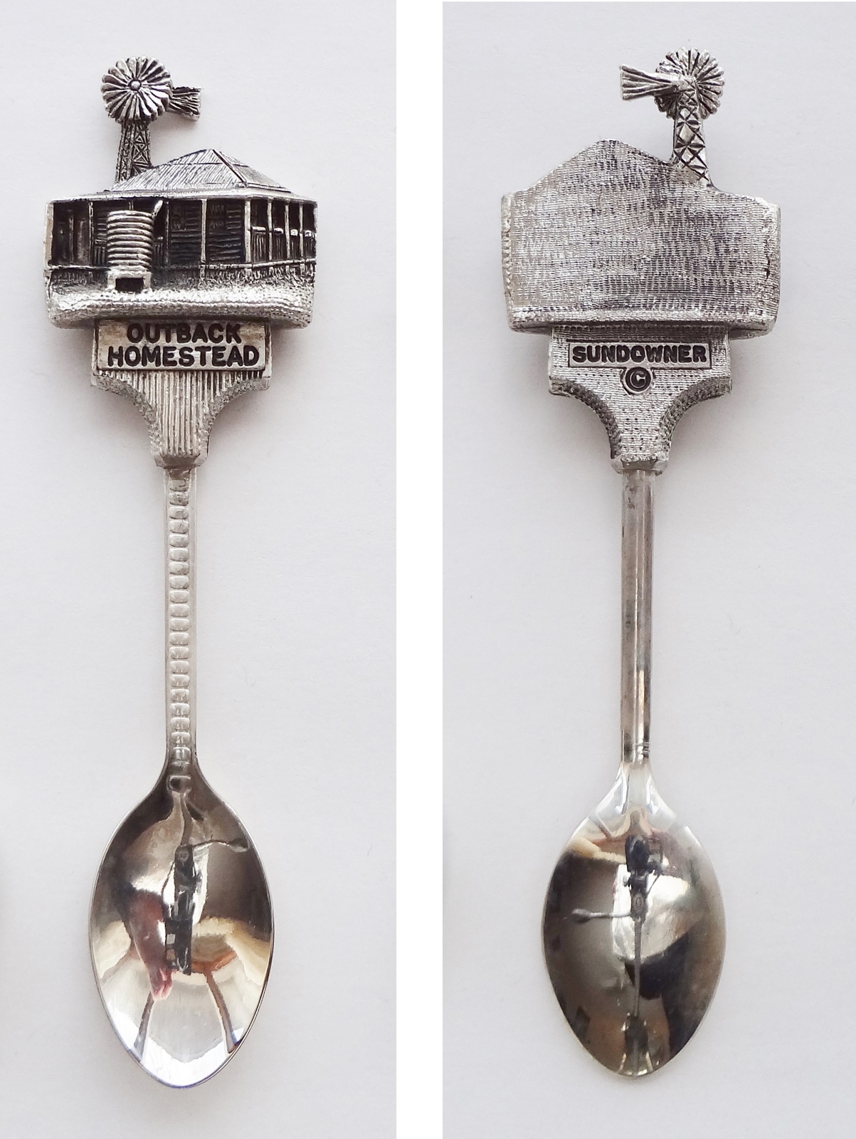Collector Souvenir Spoon Australia Outback Homestead 3D Figural Spoons