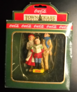 Coca Cola Town Square Christmas Ornament 1994 Town Carolers in Original Box - $9.99