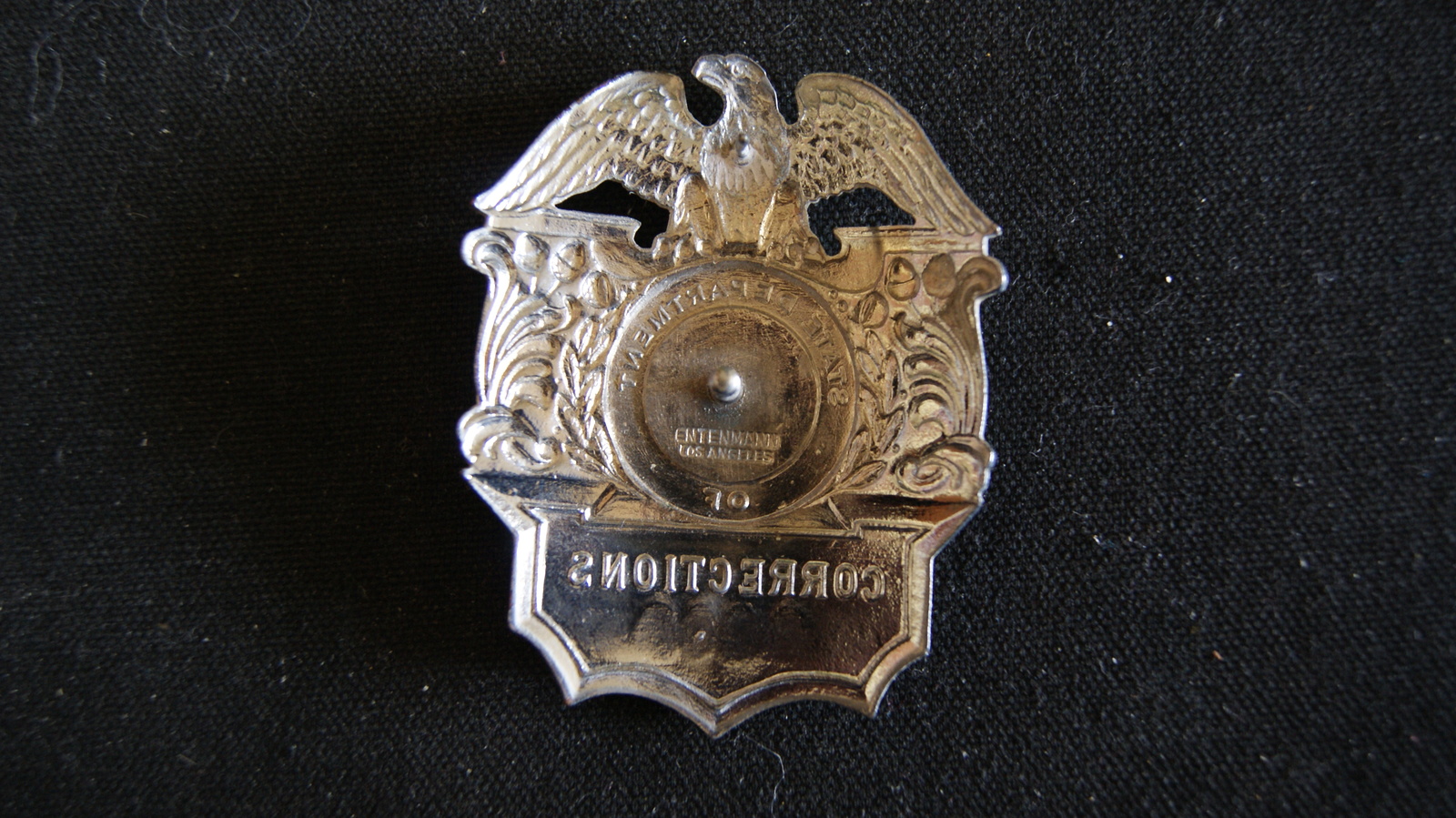 1950's State Department of Correction Cal, Police Hat Badge Vintage ...