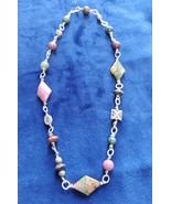 Mixed Gemstone Agate Necklace  - $22.95