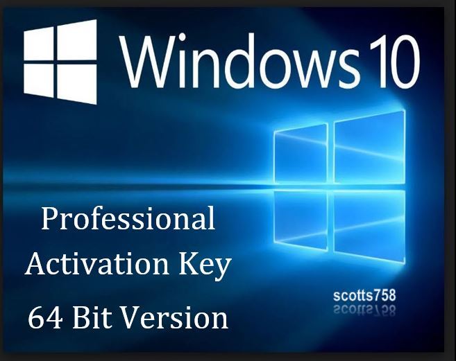 windows 10 pro 64 bit product key for activation