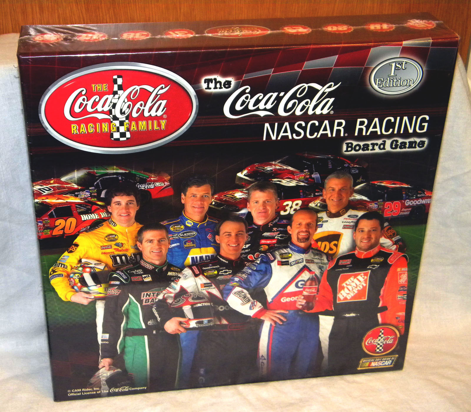 CocaCola Racing Family Nascar Racing Board and 50 similar items