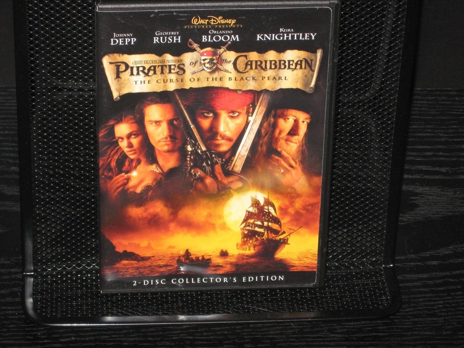 Pirates of the Caribbean: The Curse of the Black Pearl (DVD, 2003, 2 ...