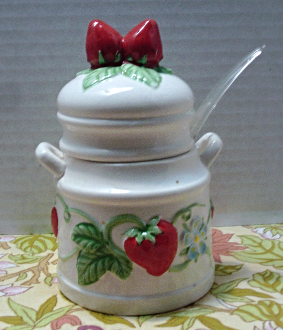 Vintage Ceramic Milk Jug Strawberry Sugar and 50 similar items