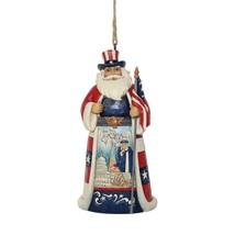 Jim Shore American Santa Hanging Ornament from Around the World Collection image 1