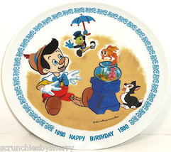 Disney Pinocchio 100th Birthday Collector Plate Schmid LE 7,500 1980 - $59.95