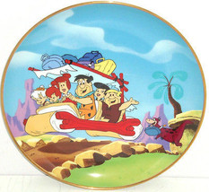 Flintstones Collector Plate Fred Barney Pebbles Wilma  Betty Vintage Fra... - $49.95