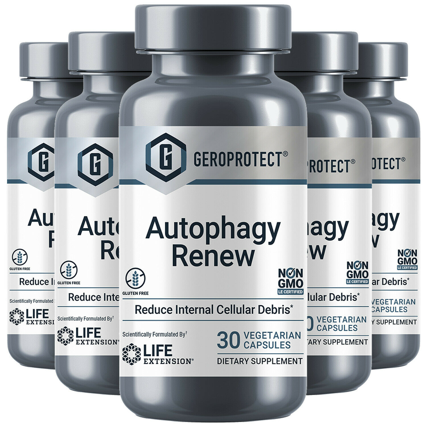 Life Extension Geroprotect Autophagy Renew Longevity AMPK cellular energy 5X30