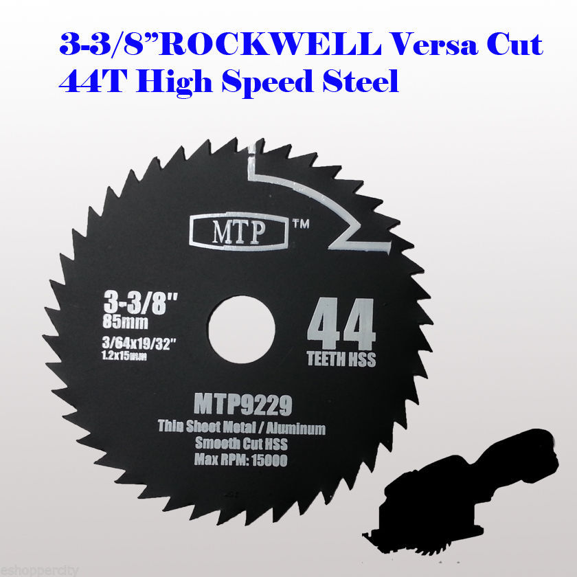 6x 44T HSS 33/8inch Mix Wood & Metal Circular Saw Blade for ROCKWELL