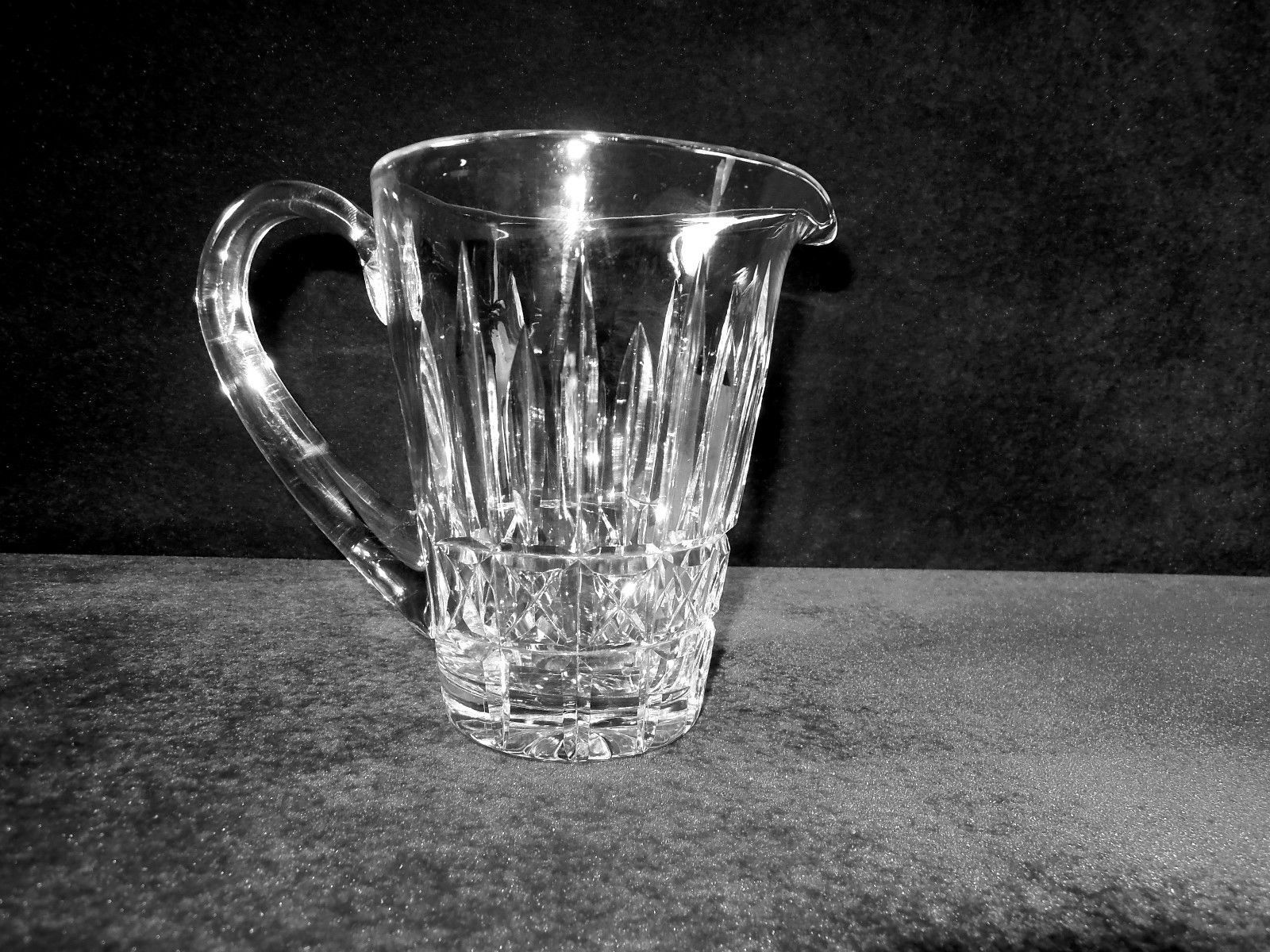 Waterford Style Crystal Pitcher Kylemore Pattern Crystal