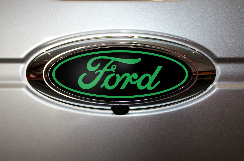 Front,Rear,Steering Wheel Vinyl Decals Oval Overlay For Ford F150 09