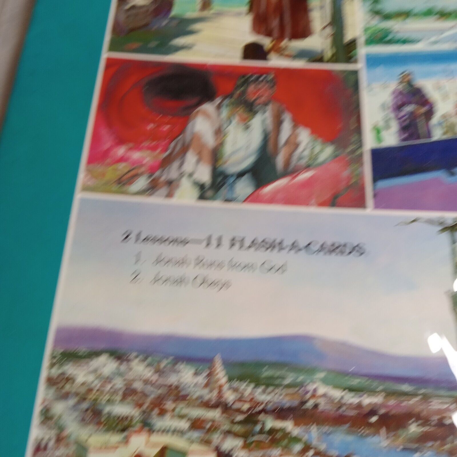 A Beka Book Flash a Card - Jonah 2 Lessons, 11 Cards + Lesson Guide