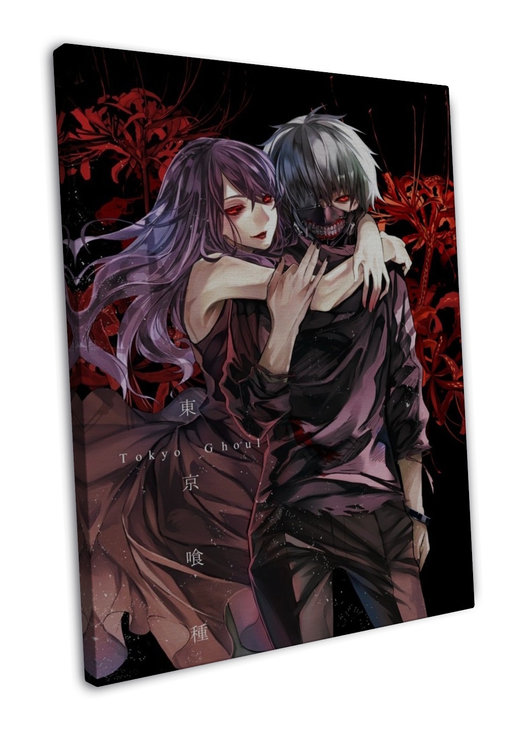 Tokyo Ghoul -Japanese Anime Wall Decor 20x16 FRAMED CANVAS Print - Art ...