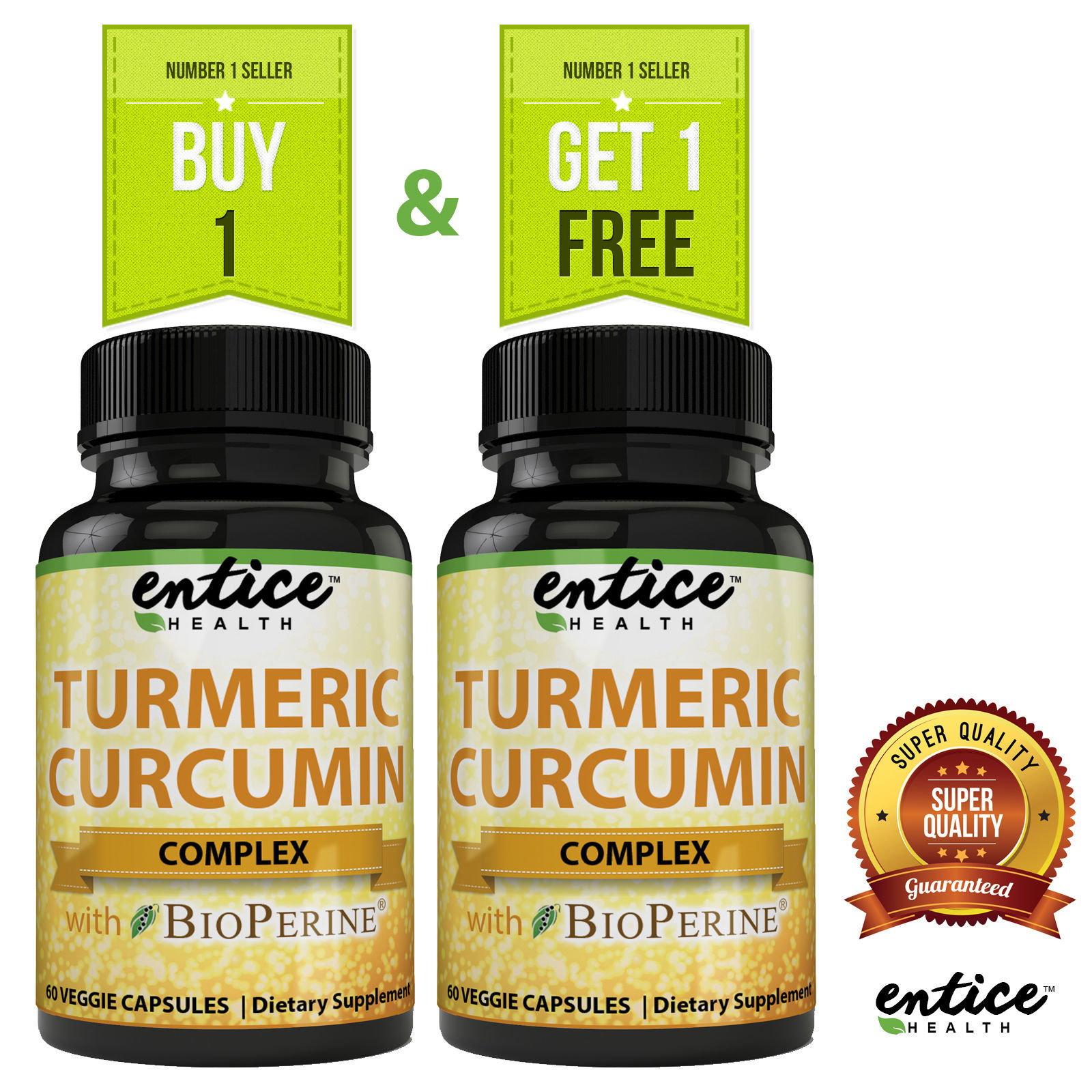 Turmeric Curcumin Complex with BioPerine 95 Curcuminoid Turmeric 120