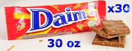 30 Bars of Daim Milk Chocolate Crunchy Almond Center Caramel Bars - $48.99