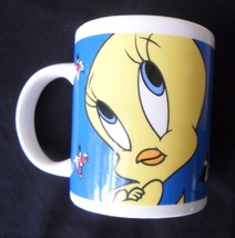 Tweety Bird Looney Tunes Warner Brothers Ceramic Coffee Mug w/Sylvester ... - $14.65