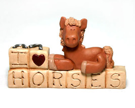 I Love Horses Figurine - $4.99