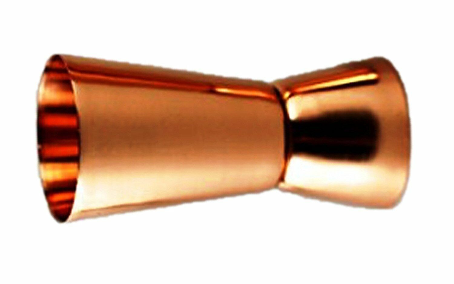 Solid Copper Jigger Shot Glasses Double Jiggers 2oz / 1oz, Peg