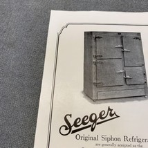 National Geographic November 1919 Seeger Siphon RefrigeratorsVintage Pri... - $11.88