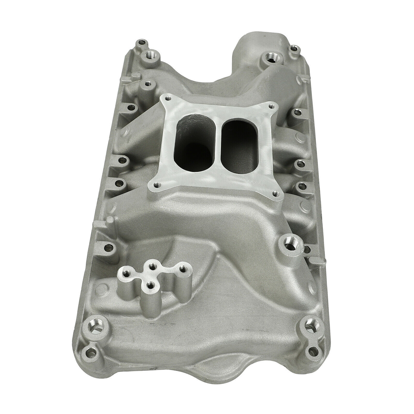 For Small Block Ford 351W Aluminum Carb Intake Manifold 1500-6500 Satin E42458