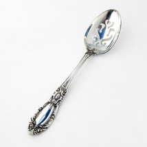 King Richard Pierced Serving Spoon Towle Sterling Silver Pat 1932 - $127.16
