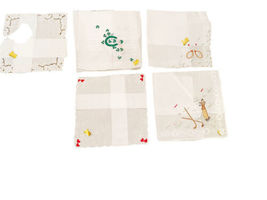 Vintage Box Lot (9) Hoefgen Handkerchief Hanky Portugal Pure Linen Embroidery image 5