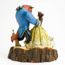 Jim Shore Beauty & Beast Figurine "Carved By Heart" by Disney Traditions 7.75" H image 4