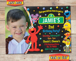 Elmo Photo Birthday Party Invitation - $8.99