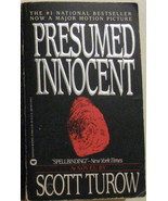 PRESUMED INNOCENT by Scott Turow Warner Paperback Books May 1988 1st Pri... - $6.00
