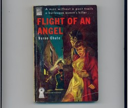 Chute--FLIGHT OF AN ANGEL--1950--uncommon Dell mapback - $10.00