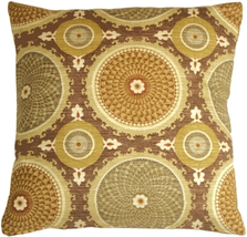 Bohemian Medallion Mulberry 20x20 Throw Pillow, Complete with Pillow Insert - $52.45