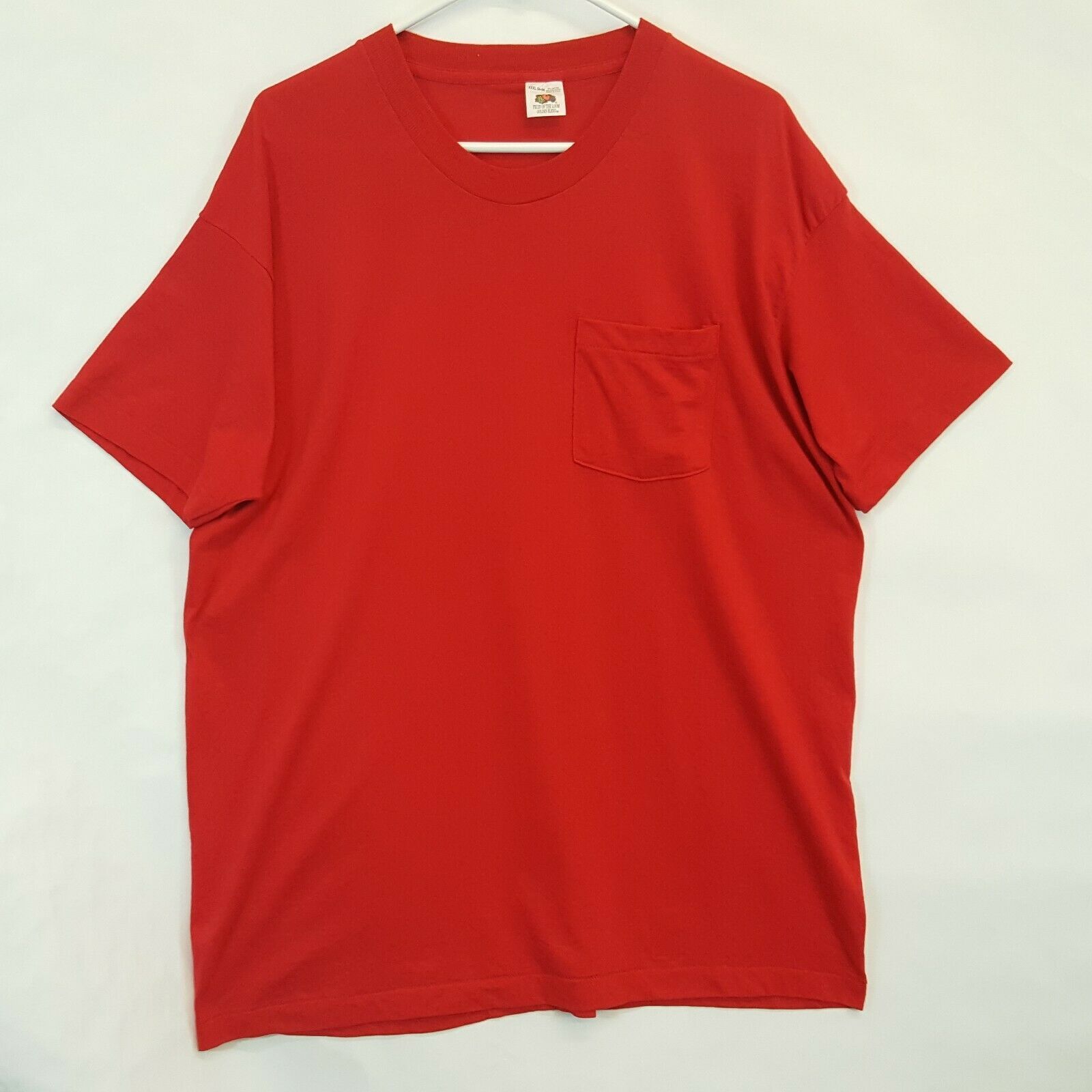 Vtg 80s Fruit Of The Loom Pocket T 