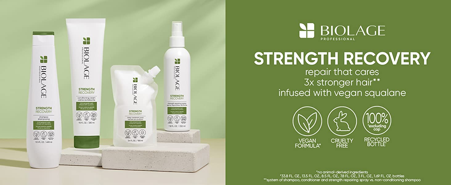 Biolage Strength Recovery Deep Treatment Pack, 3.4oz Biolage