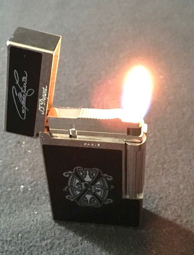 S. T. DUPONT Lighter Limited Edition Opus X Black Dual Flame