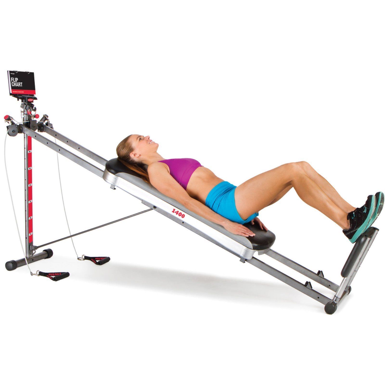 Home Exercise Total Gym 1400 Deluxe Fitness Machine with ...