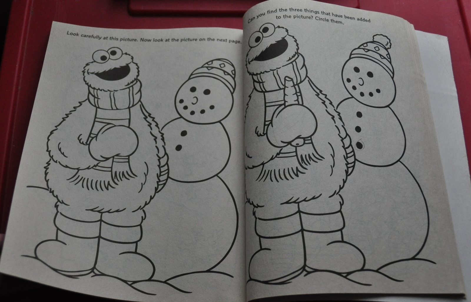 Jumbo Coloring and Activity Book - Sesame Street - Elmo's Christmas ...